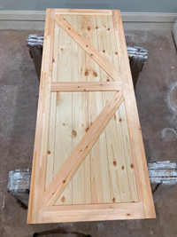Solid Wood Barn Door Slab - New