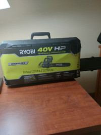 Brand new ryobi cordless chainsaw 18 inch bar