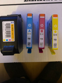 HP 920 Sealed Printer Ink Cartridges 3 Colours 1- C1823D Black
