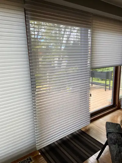 I have four available panels. 2 panels are approximately 47 inches wide and 81.5 inches high. 2 pane...