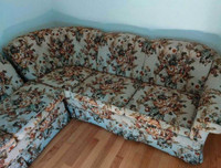 Vintage 5 seater sectional 