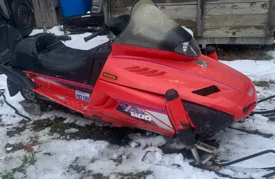 Selling my 1994 Yamaha Vmax 600. Starts and runs, with new belt installed. The sled will come with 2...