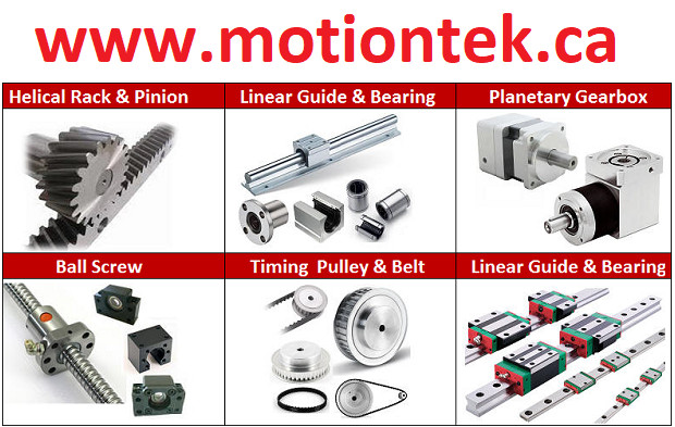 Rack Pinion Linear Guide Rail Ball Screw Gearbox CNC Part KIT in Other Business & Industrial in Fredericton