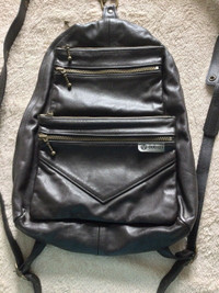 Leather convertible backpack - never used