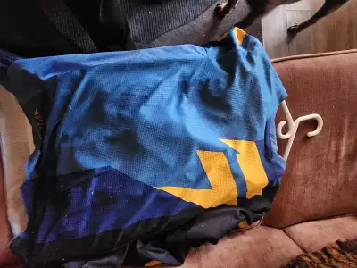 Dirtbike riding gear Pants have a small tear Pants - 34 inch waist Shirt - size large