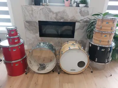 Ludwig vintage drums from 70s.Drums only., View more
