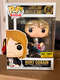 Pop Rocks Kurt Cobain Hot Topic Exclusive Funko Pop