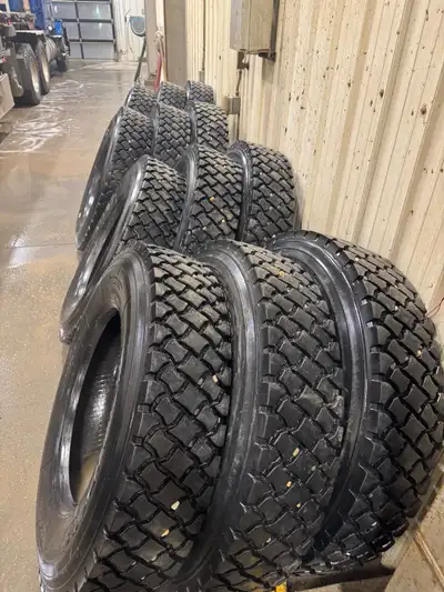 12 tires for sale, still about 45 to 50% tread left . 100$ each Please contact 250-261-8369