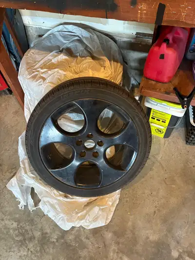 Summer tires 245/40R18, had them for a Volkswagen rabbit but never got to use them. They got used fo...