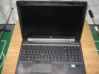 HP Laptop with docking station, View more