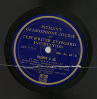 Wanted:  Pitman's Gramophone Course typewriting 78 rpm records