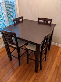 High Kitchen Table and Chairs