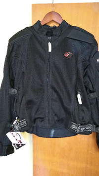 Ignition mesh padded motorcycle jacket