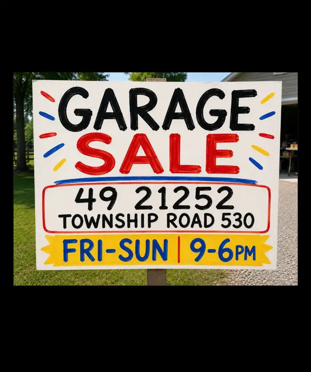 Garage Sale - July31- Aug2 9-6pm  A little of everything!!