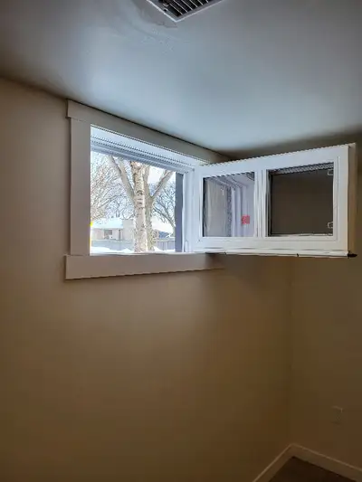 Basement Egress size compliant window NO concrete cutting!, View more