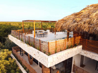 Tulum: appartement avec toit terrasse et vue sur jungle