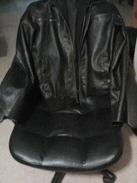 man's leather winter  jacket