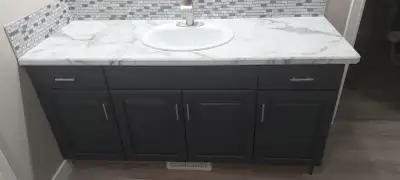 5 ft countertop for bath or kitchen cabinet, View more