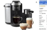 GOOD DEAL %50 OFF Keurig K-Cafe Single-Serve K-Cup Coffee Maker