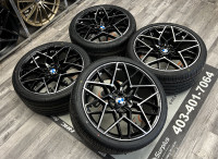 19" BMW B21 Staggered Wheels 5x120 & Tires (BMW CARS)
