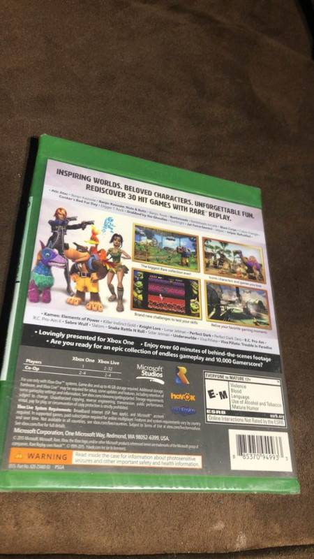Rare Replay 30 Hit Games for XBox One (Sealed) in XBOX One in Windsor Region - Image 2