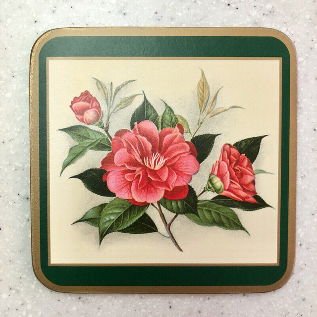 Pimpernel Coasters - Camillias - Set of 6 in Kitchen & Dining Wares in Markham / York Region - Image 4