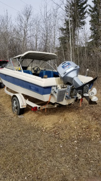1984 canadventure boat with 115hp evenrude.