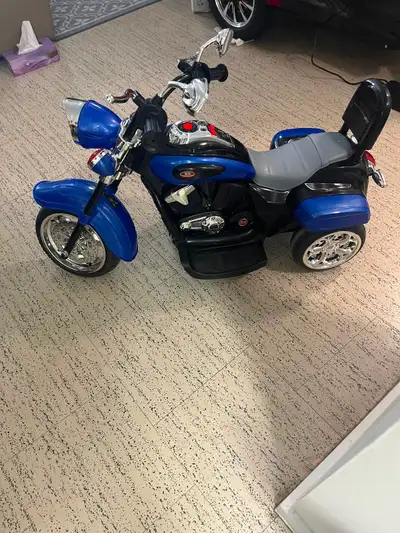 ---SOLD---Electric kids ride on toy motorcycle, View more