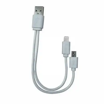 Câble USB à lightning ou micro USB android Ce câble USB permet de charger et/ou synchroniser vos app...