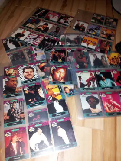 Rap and Rock Icons Trading cards from 80'-90's, View more