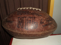 Football-  NFL  Wilson football, with signature