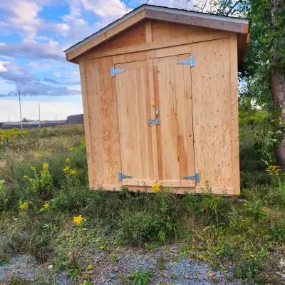 New 8x10 wooden shed, View more