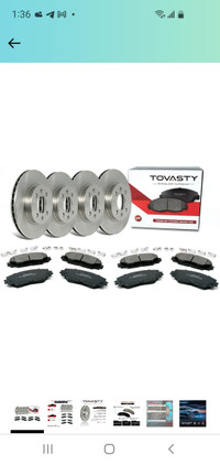 Brake Rotors and Pads - Front and Rear