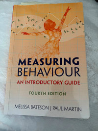 Measuring Behaviour: An Introductory Guide. Fourth Edition