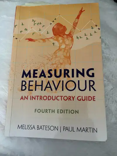 Textbook: uring Behaviour: An Introductory Guide. Fourth Edition, View more