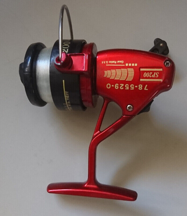 Red SPS200 Fishing Reel - Gear Ratio 3.1:1, Other