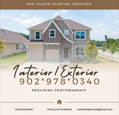 Pro Island Home Painting Services&More call today 902-978-0340, View more