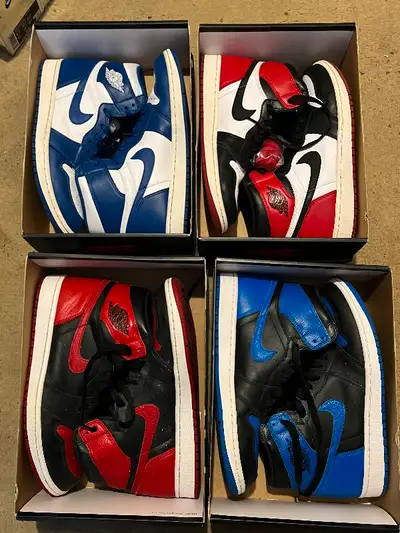 Selling Jordan 1 Jordan 1 bred ‘2016’ Size 9 Comes with red laces , With receipt Worn 5x Condition 9...