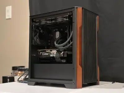 Minimalist Wood Gaming PC | Intel i5  & RTX 3060TI, View more