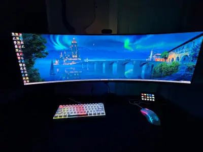 Gaming PC set up, View more