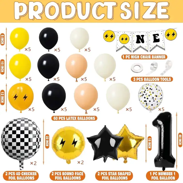 "One Happy Dude" 1st Birthday Party Decorations Pack-Selection D in Multi-item in City of Montréal - Image 3