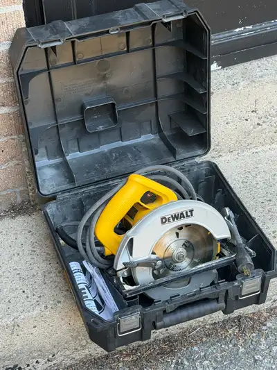 Assortment of power tools. Dewalt, Ryobi, Black and Decker, View more