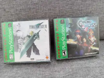 PlayStation 1 Games Final Fantasy VII Chrono Cross, View more