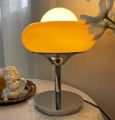 Vintage-Style Glass Lamp, View more
