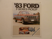 Brochure auto Ford Club Wagon 1983