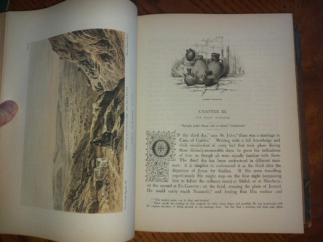 Massive antique Victorian ca.1890 illustrated leather-bound book dans Art et objets de collection  à Ouest de l’Île - Image 3