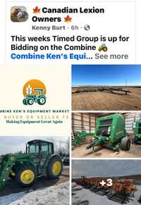 Combine Ken’s Equipment. Bidding is LIVE