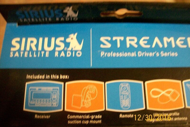 SIRIUS SATELLITE RADIO KIT,   SIR-SL1 STREAMER GT in Audio & GPS in Mississauga / Peel Region - Image 3