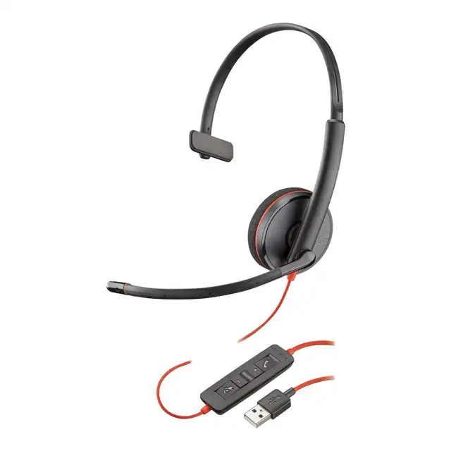Plantronics Blackwire C3210 Headset - Mono - Wired in Speakers, Headsets & Mics in Markham / York Region - Image 2