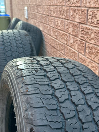 275/55R20 GoodYear All Season Wrangler tires with Kevlar 